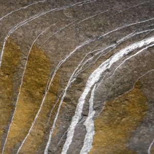 Crystal striations in rock on East Cliff Beach, Lyme Regis 29_03_21