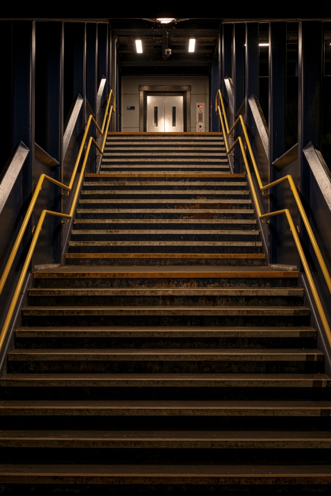 Night Station Staircase