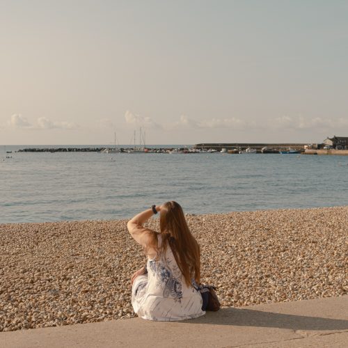 Looking out
