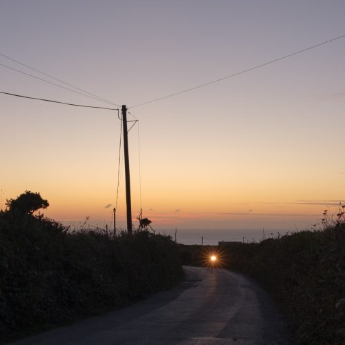 Cape Cornwall Road Twilight