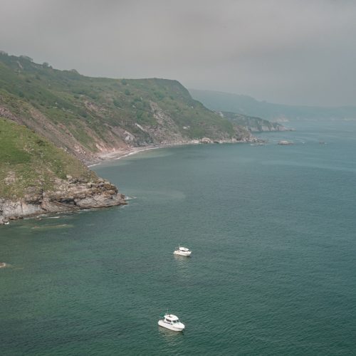 Boats in Scabbacombe Bay